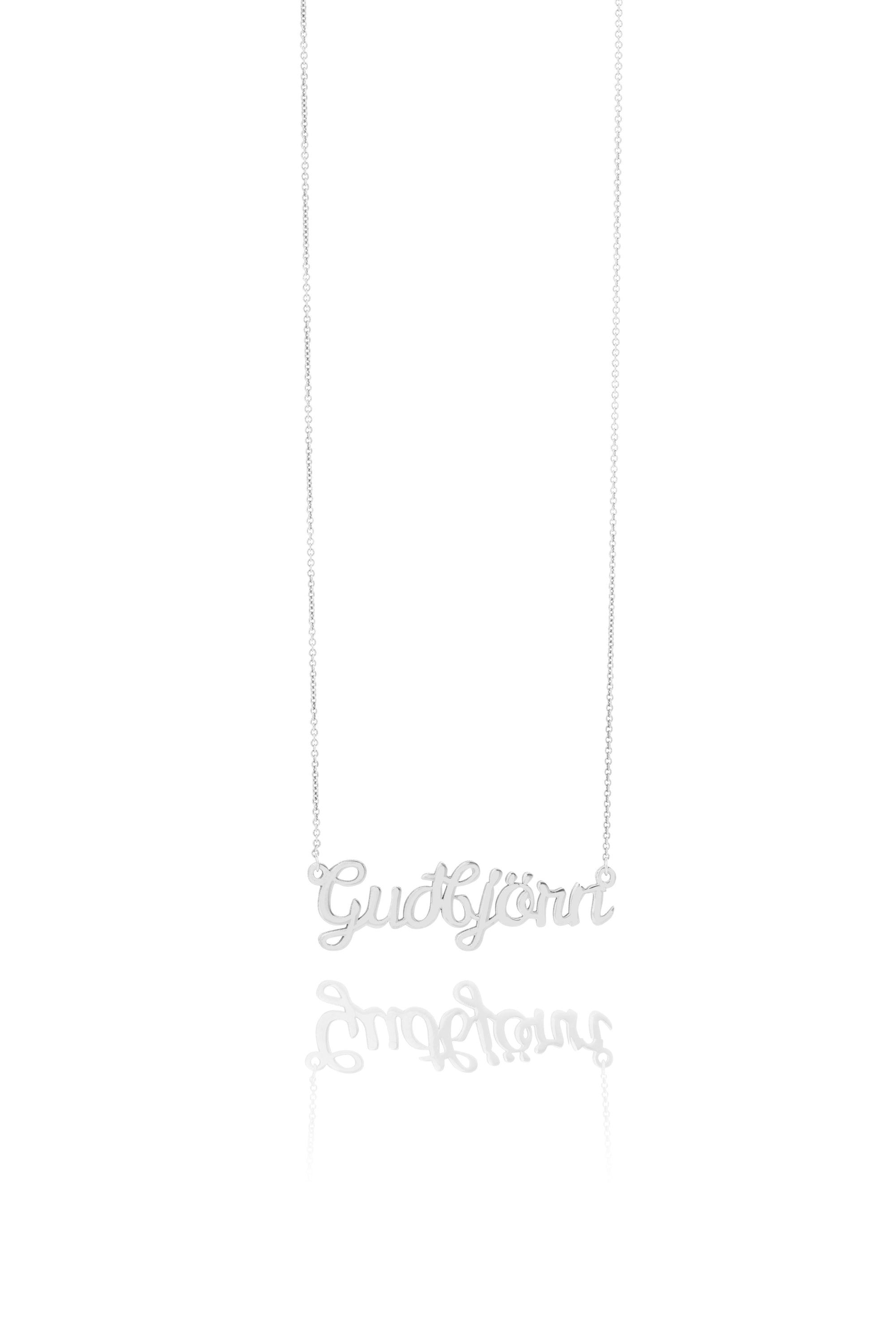 Nafnamen - Gullhúðað silfur