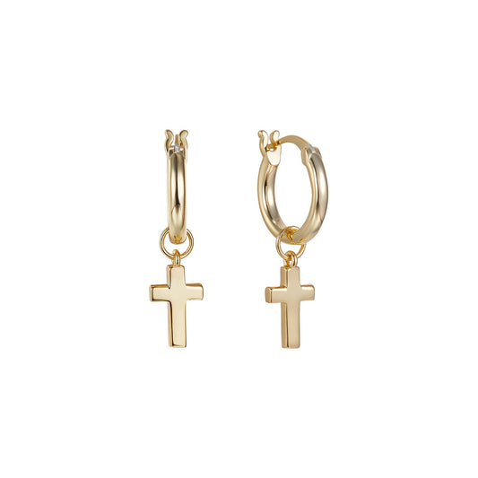HOOP TINY CROSS - Vera Design