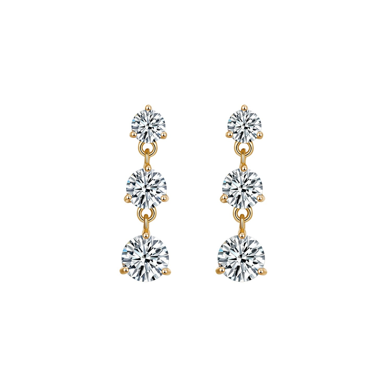 STUD PRINCESS EARRINGS - Vera Design