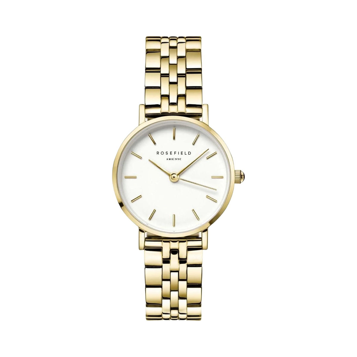 Rosefield - Small White Steel Gold