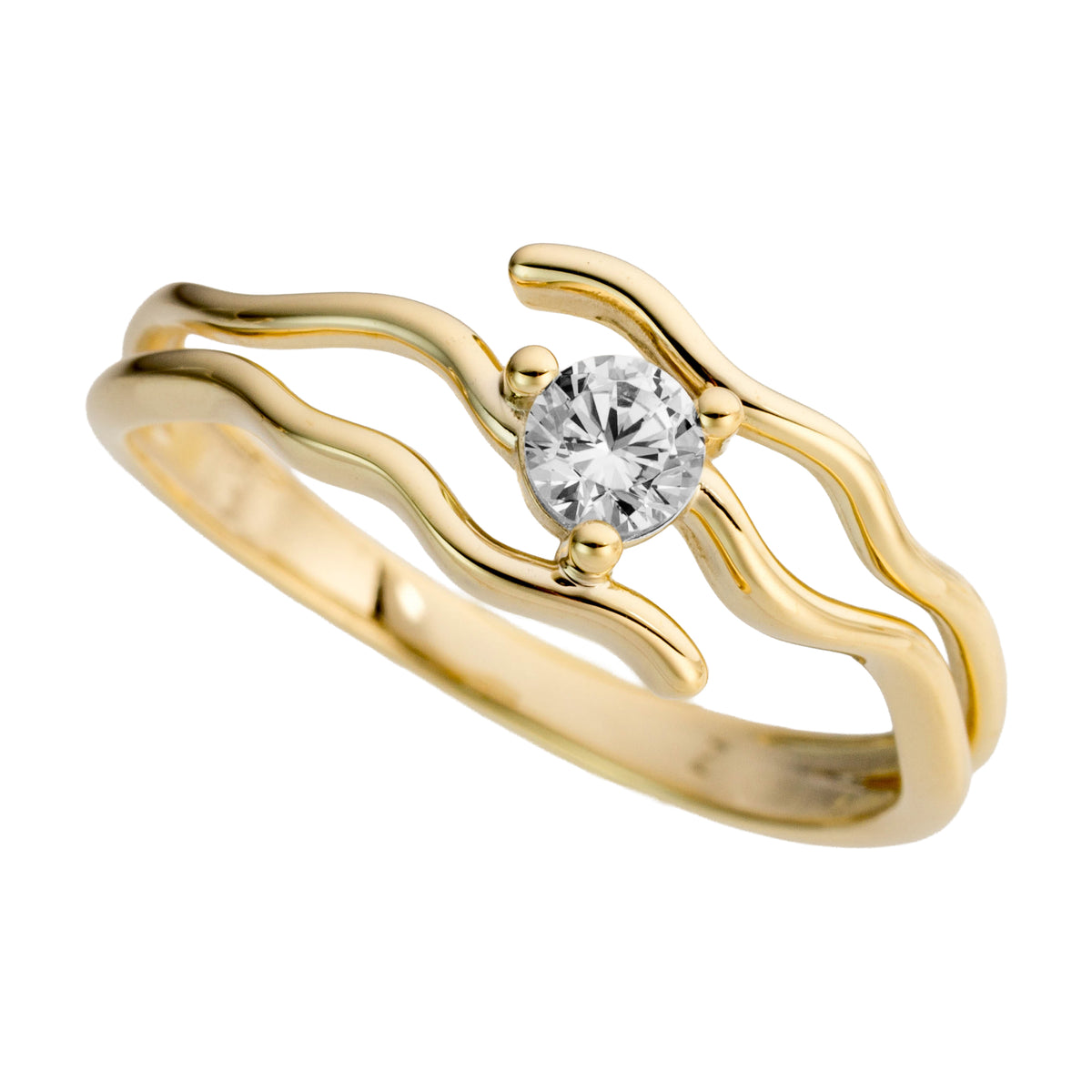 14kt gullhringur zirk bb