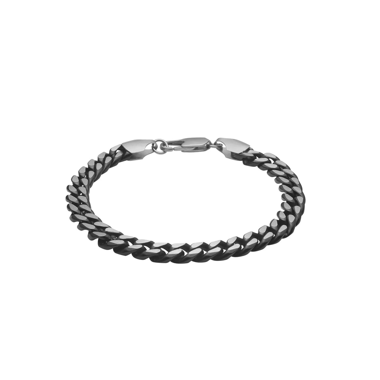 Stál Armband Svart