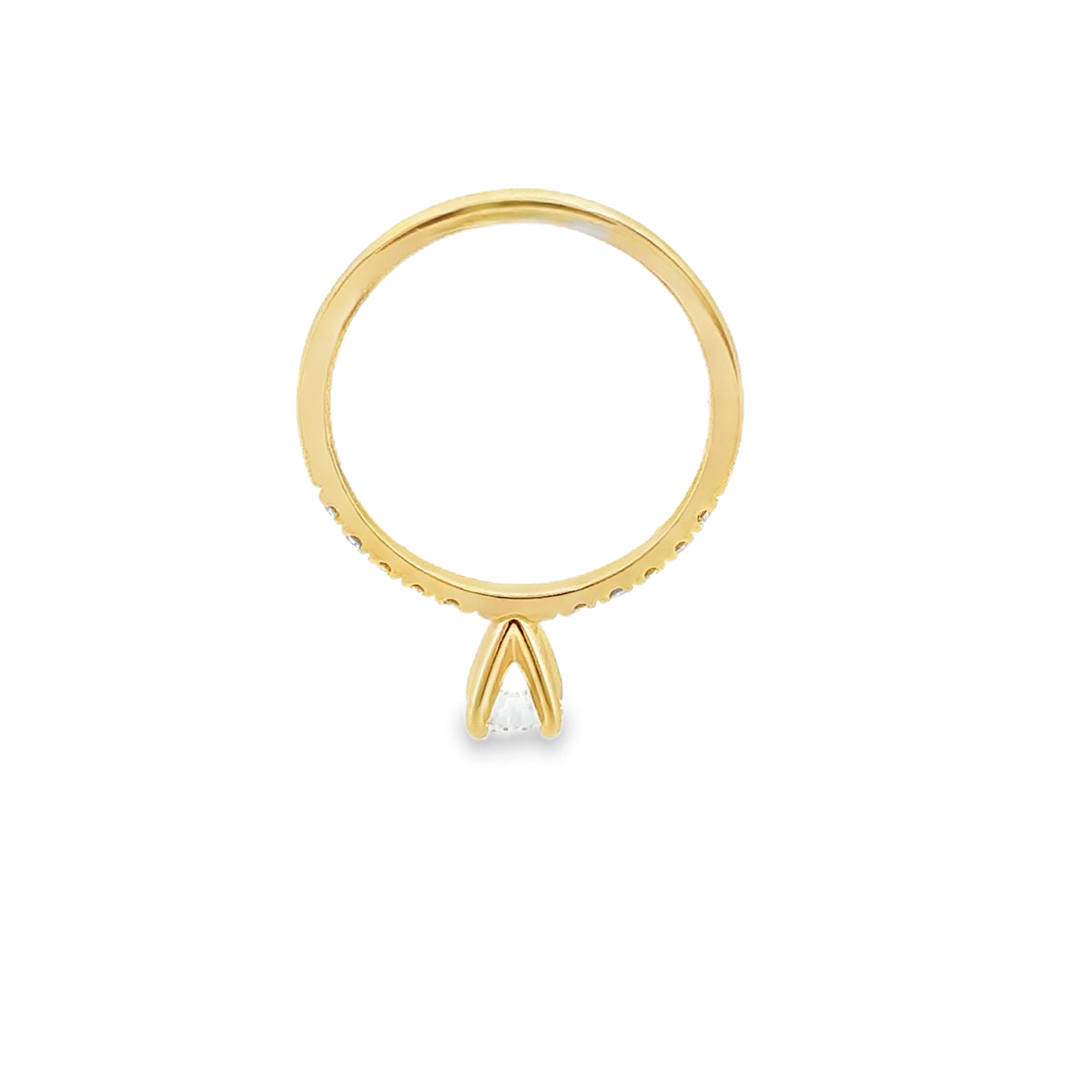 EIR - LAB-GROWN 14kt gullhringur