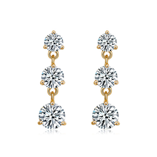 STUD PRINCESS EARRINGS - Vera Design