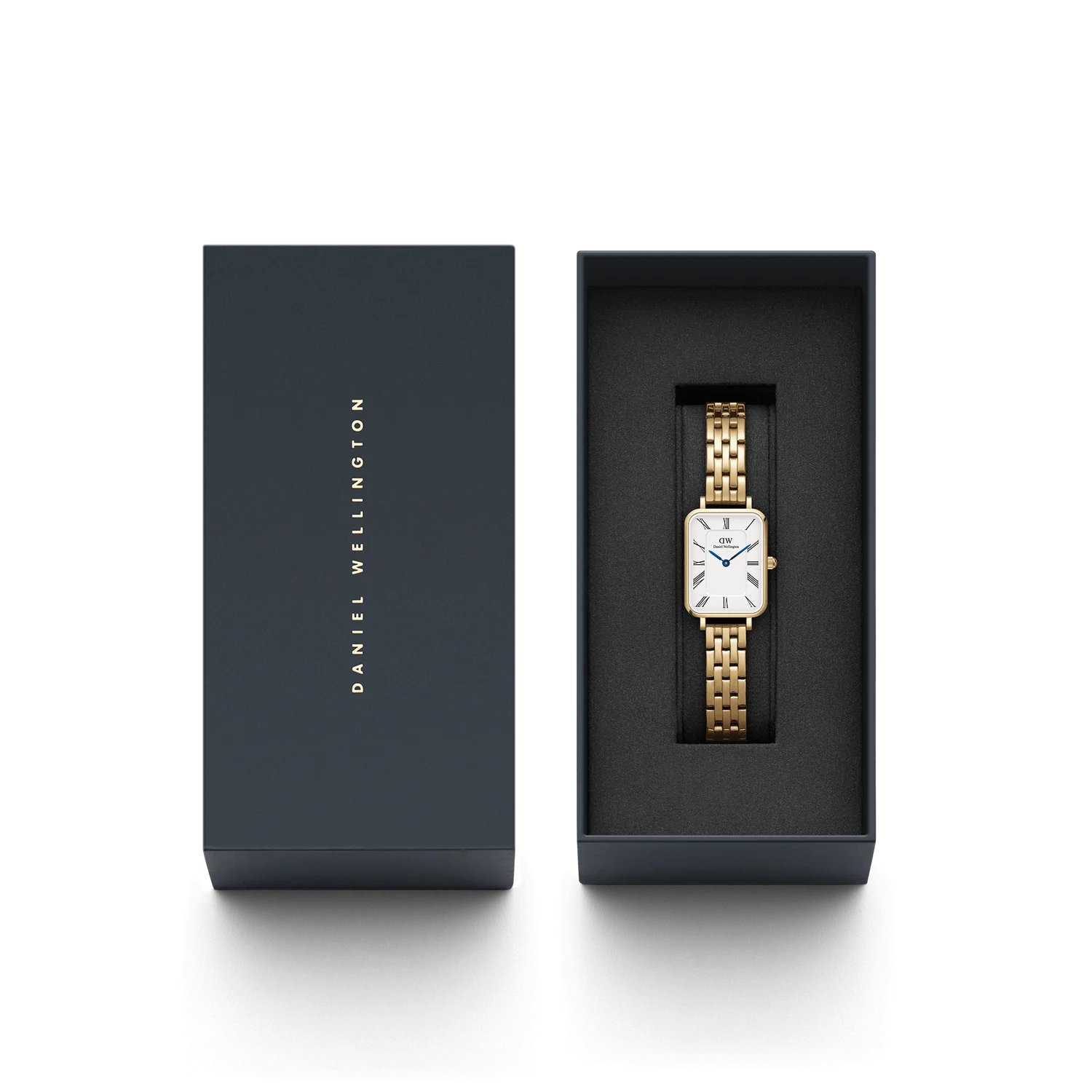 Daniel Wellington Quadro Roman Numerals 5-Link