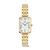 Daniel Wellington -Quadro Roman Numerals Date 5-link Gold