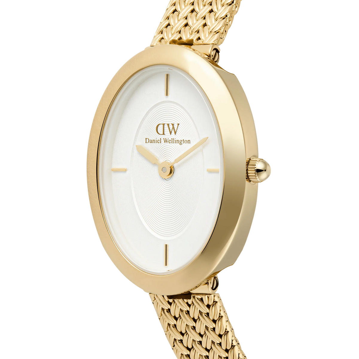 Daniel Wellington - Juliette Braided Mesh White Sunray Gold