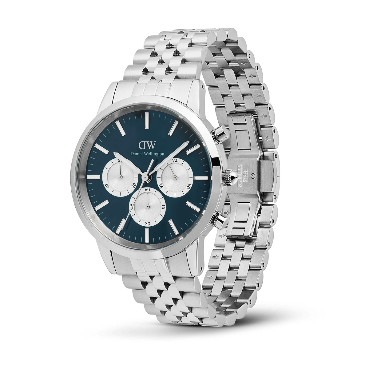 Daniel Wellington - Iconic Chronograph Arch 5-Link Arctic Panda