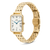 Daniel Wellington -Quadro Roman Numerals Date 5-link Gold
