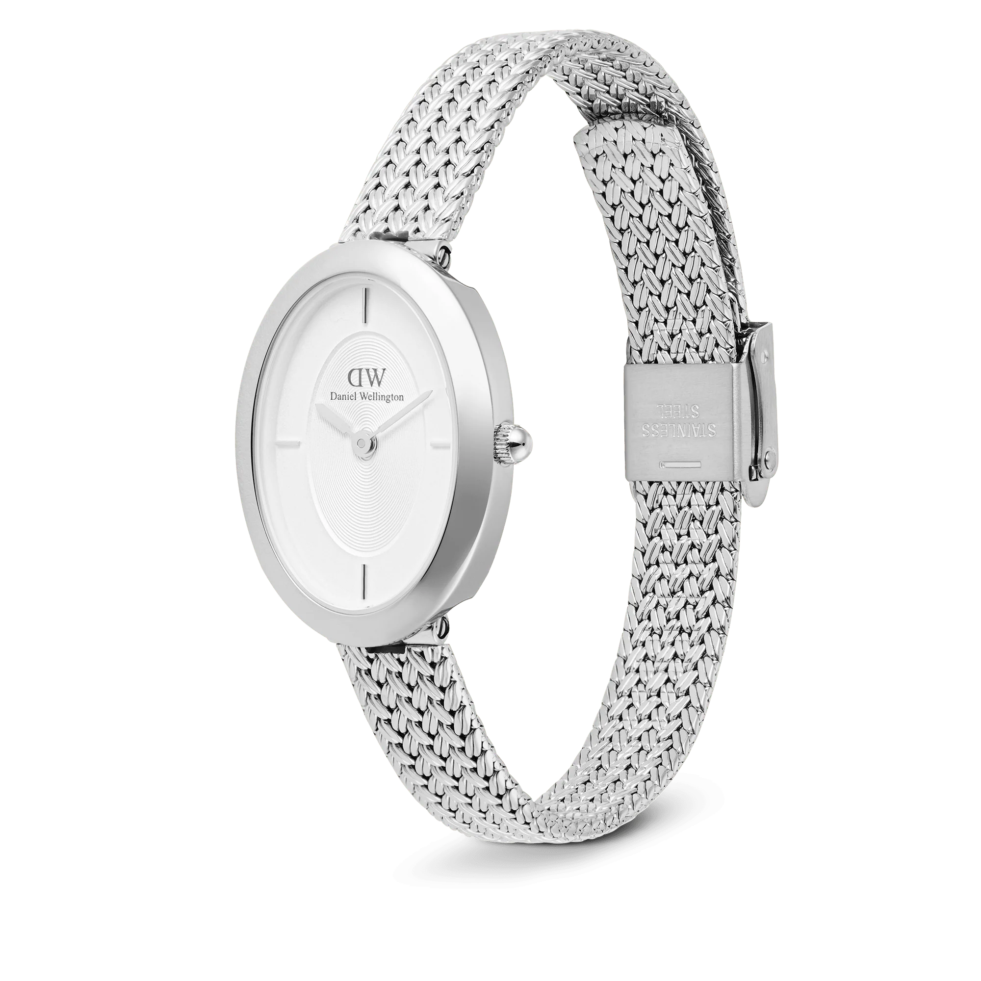 Daniel Wellington - Juliette Braided Mesh White Sunray