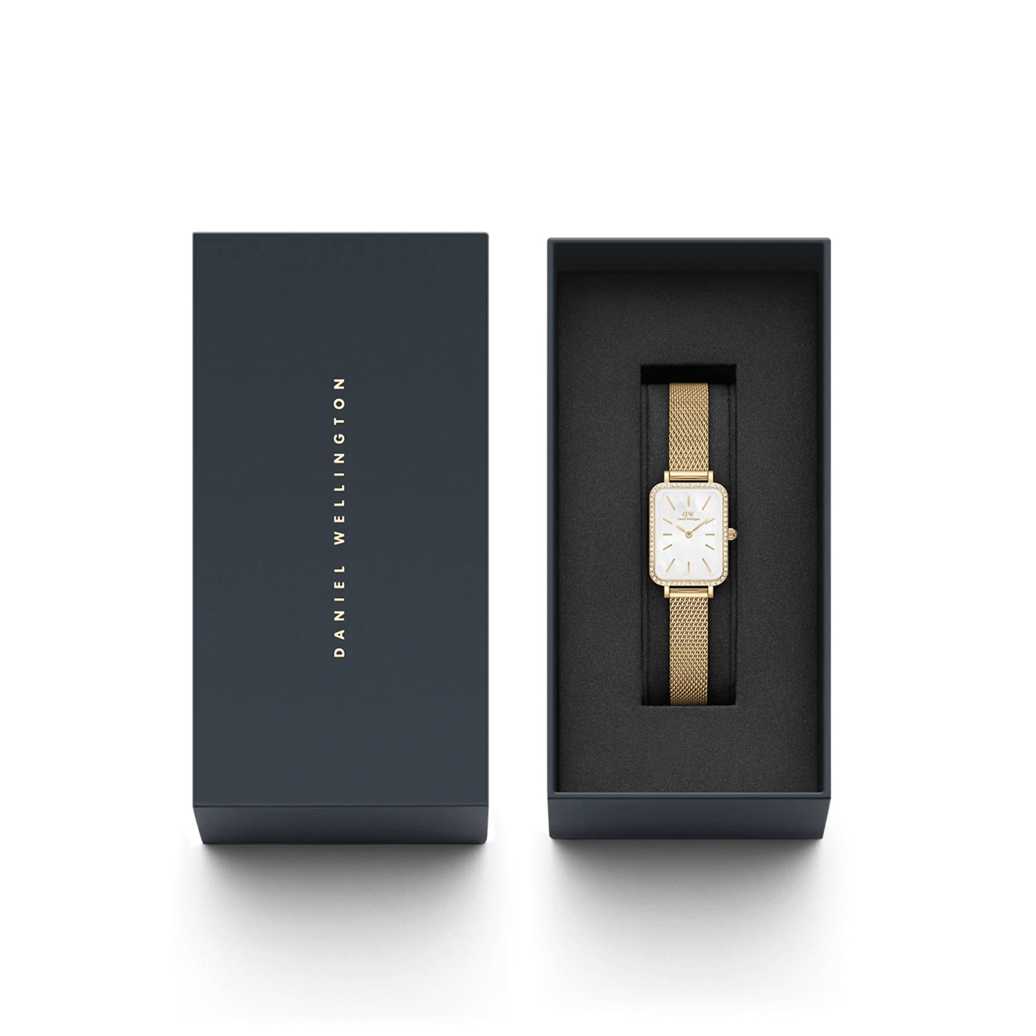 Daniel Wellington - Quadro Lumine Bezel Evergold