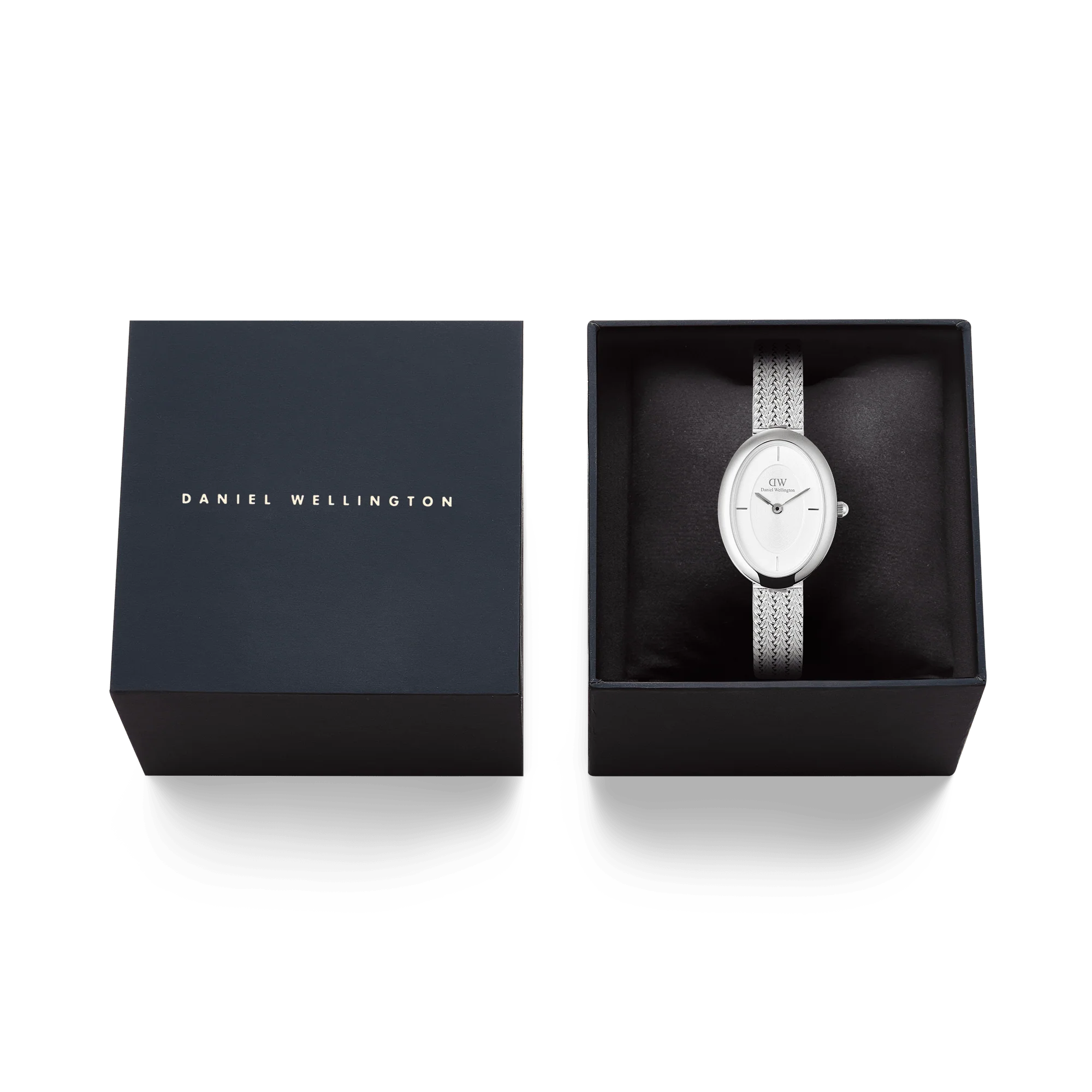 Daniel Wellington - Juliette Braided Mesh White Sunray